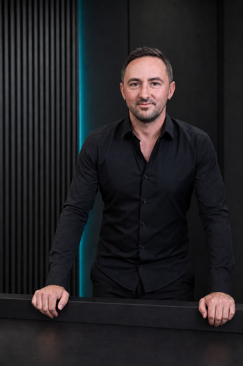 Portrait of Nic Fren, Founder and Chief Executive of Bespoke Media Group