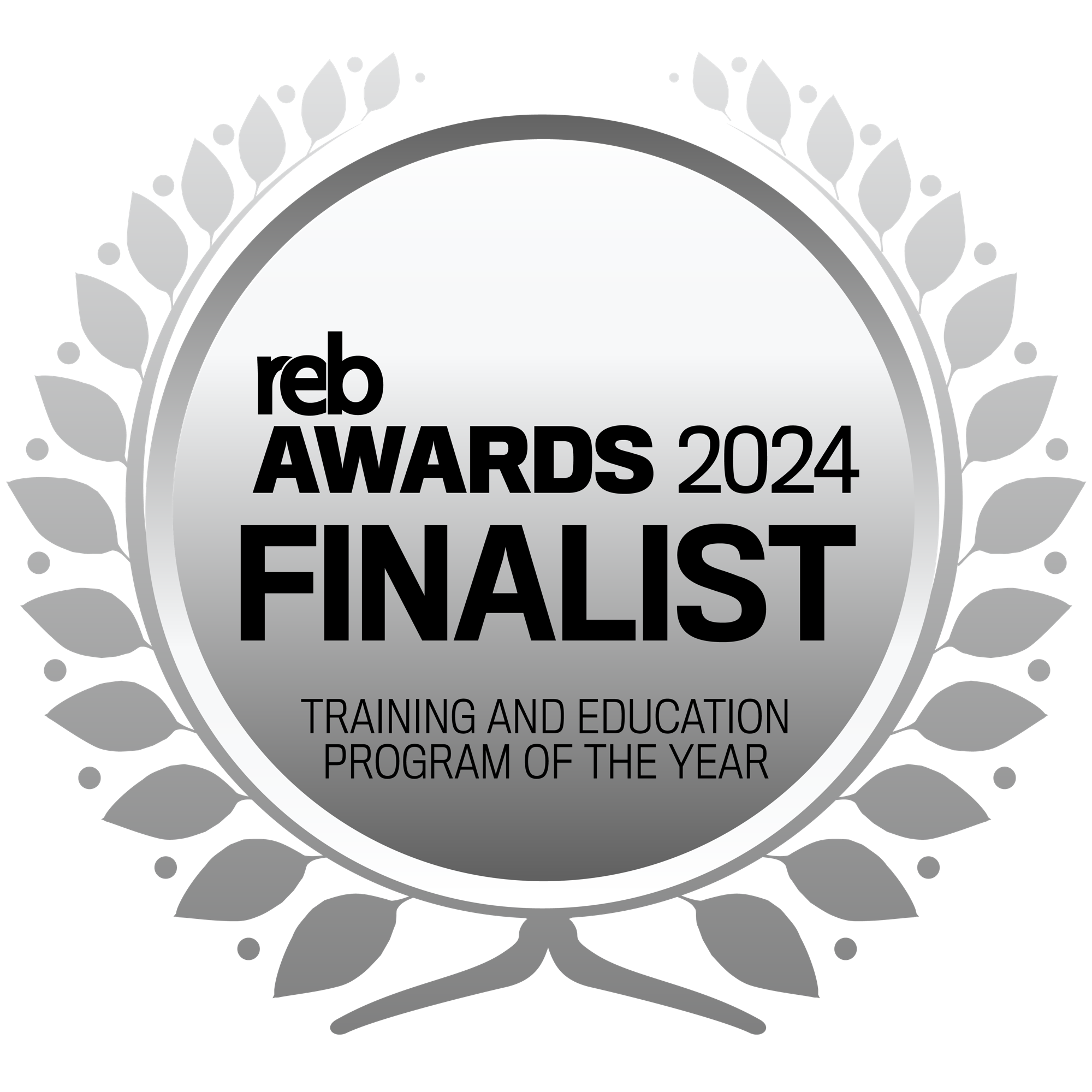 REB awards 2024 finalist, Training and Education
