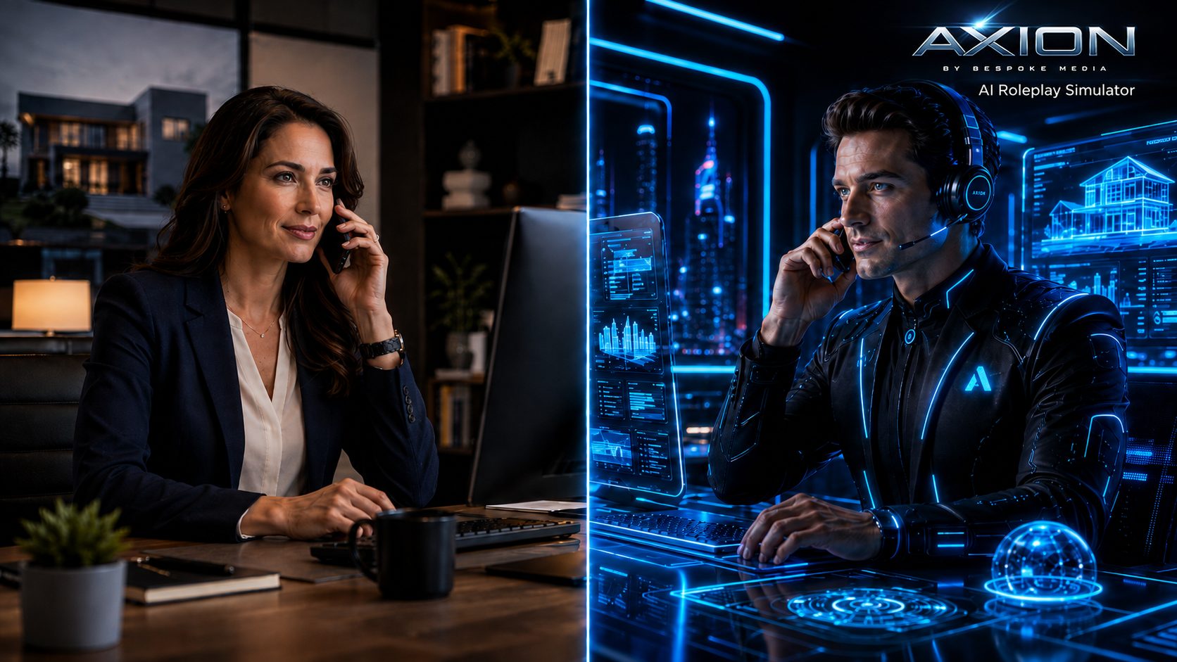 An agent in a live AXION roleplay conversation