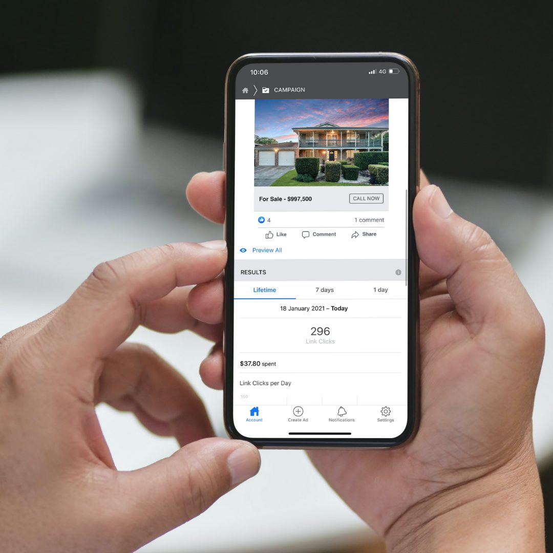 Listing campaign on mobile